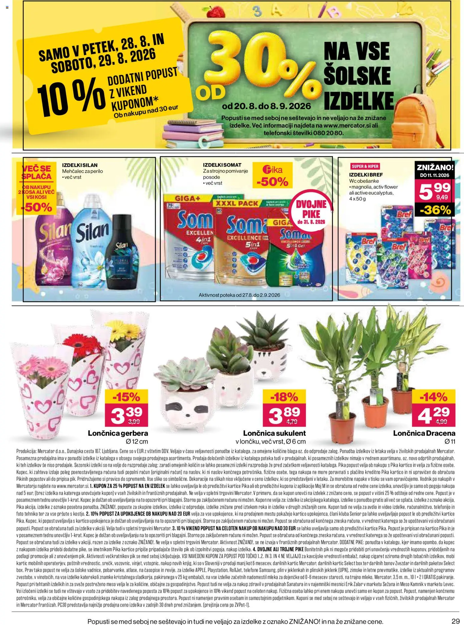 Novi Mercator katalog ponudbe – veljaven od 27.08.2026 | Stran: 29