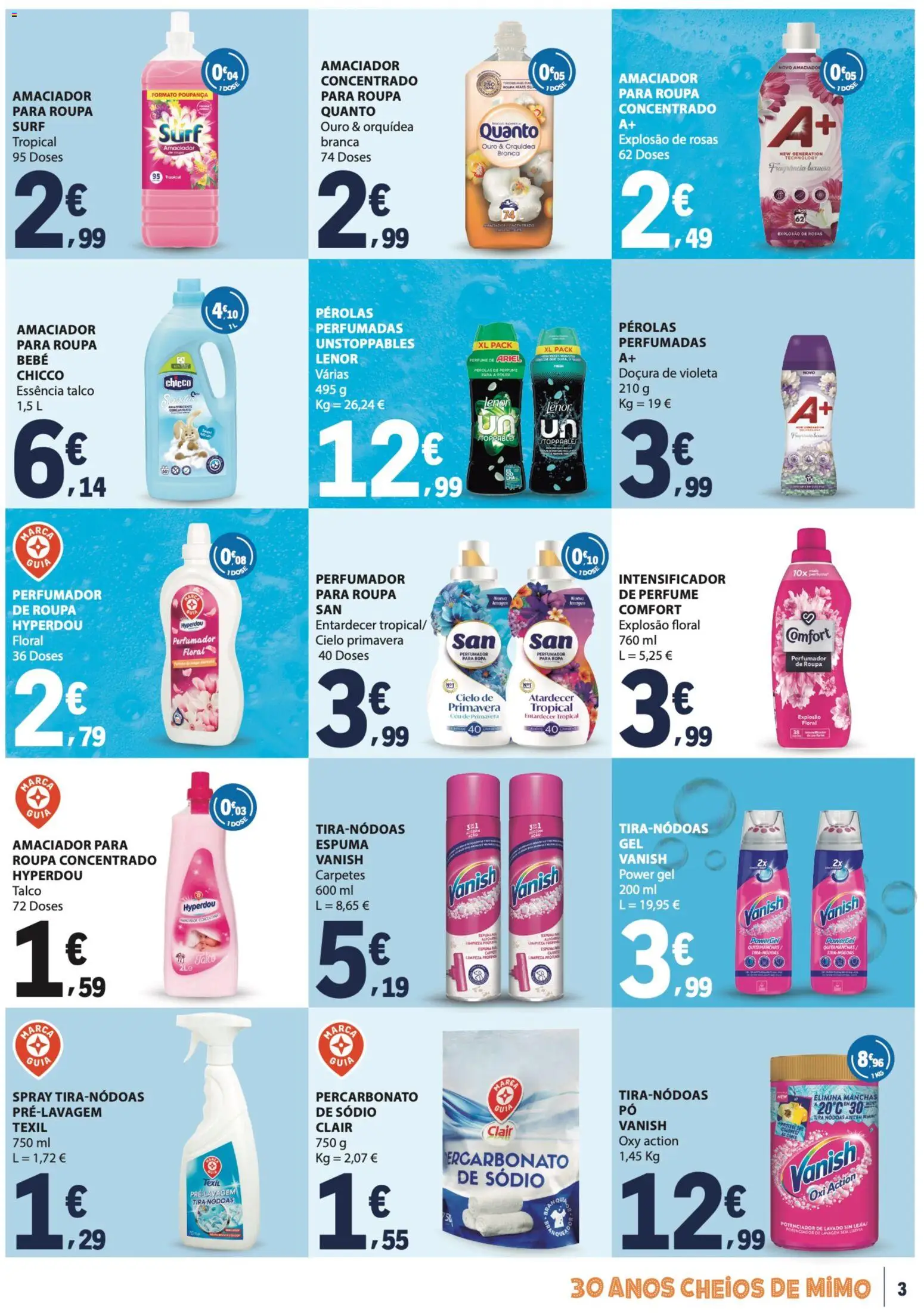 E.Leclerc folheto Especial Limpeza do Lar │ válido de 09.06.2026 | Página: 3 | Produtos: Perfume, Fragrância