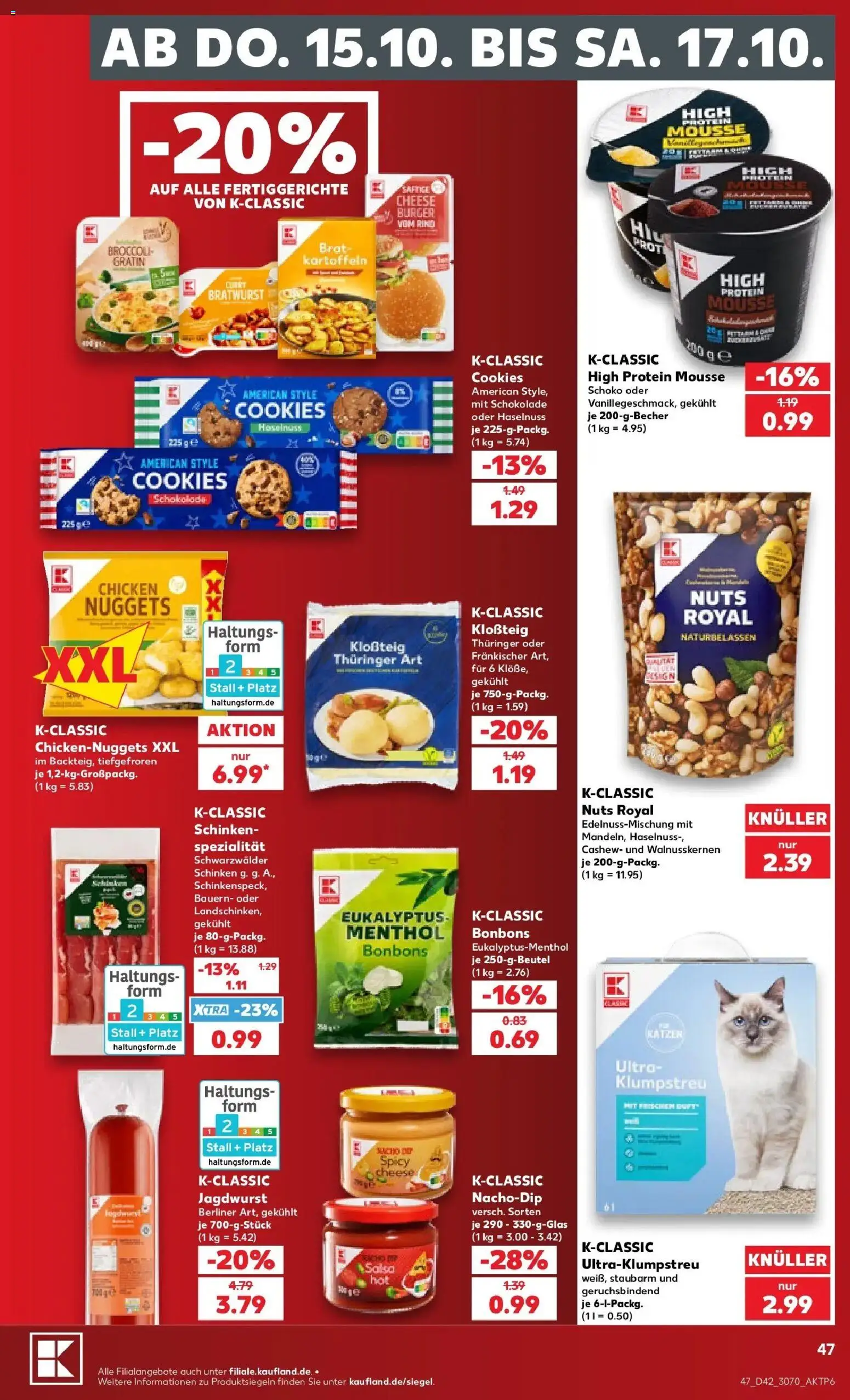 Prospekt Kaufland ab 12.10.2026 » Angebote Online zum Blättern | Seite: 51 | Produkte: Berliner, Schokolade, Burger, Kartoffeln