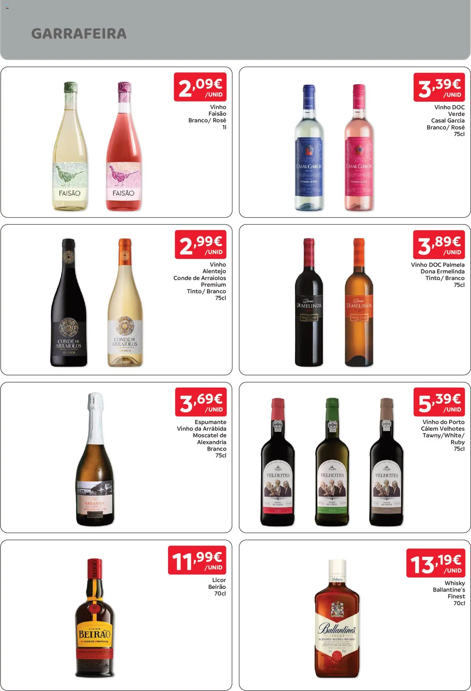 Amanhecer folheto │ válido de 29/10/2026 | Página: 9 | Produtos: Espumante, Vinho do Porto, Licor, Ballantine's