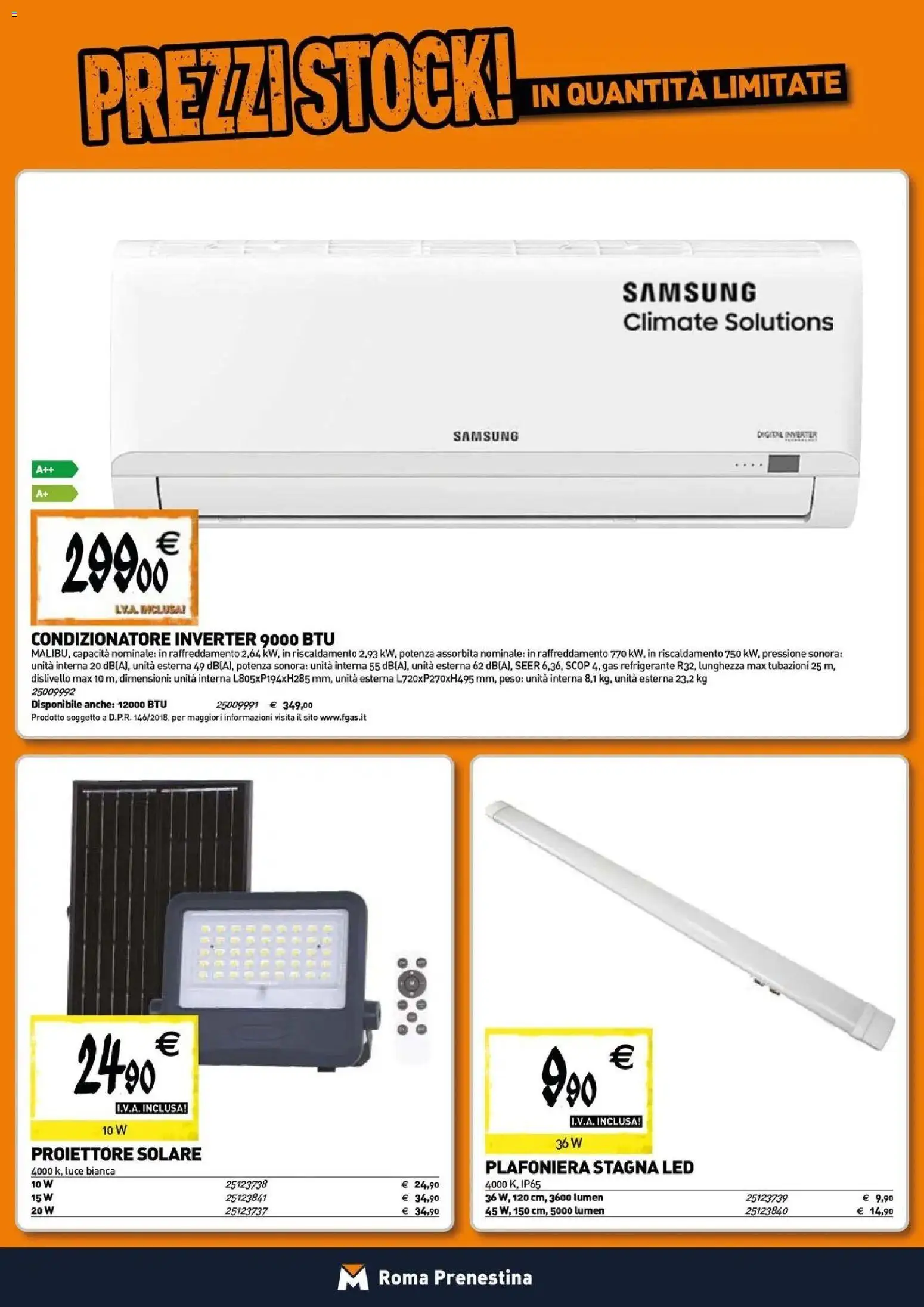 Volantino TECNOMAT del 12.03.2026 | Pagina: 13 | Prodotti: Condizionatore, Samsung