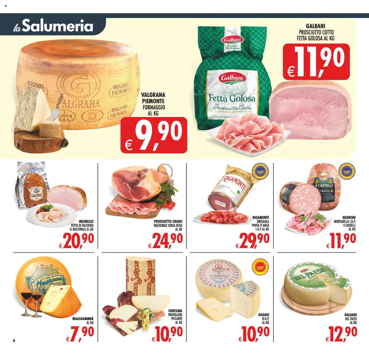 Volantino Decò del 29.05.2026 | Pagina: 8 | Prodotti: Bresaola, Tacchino, Formaggio, Mortadella