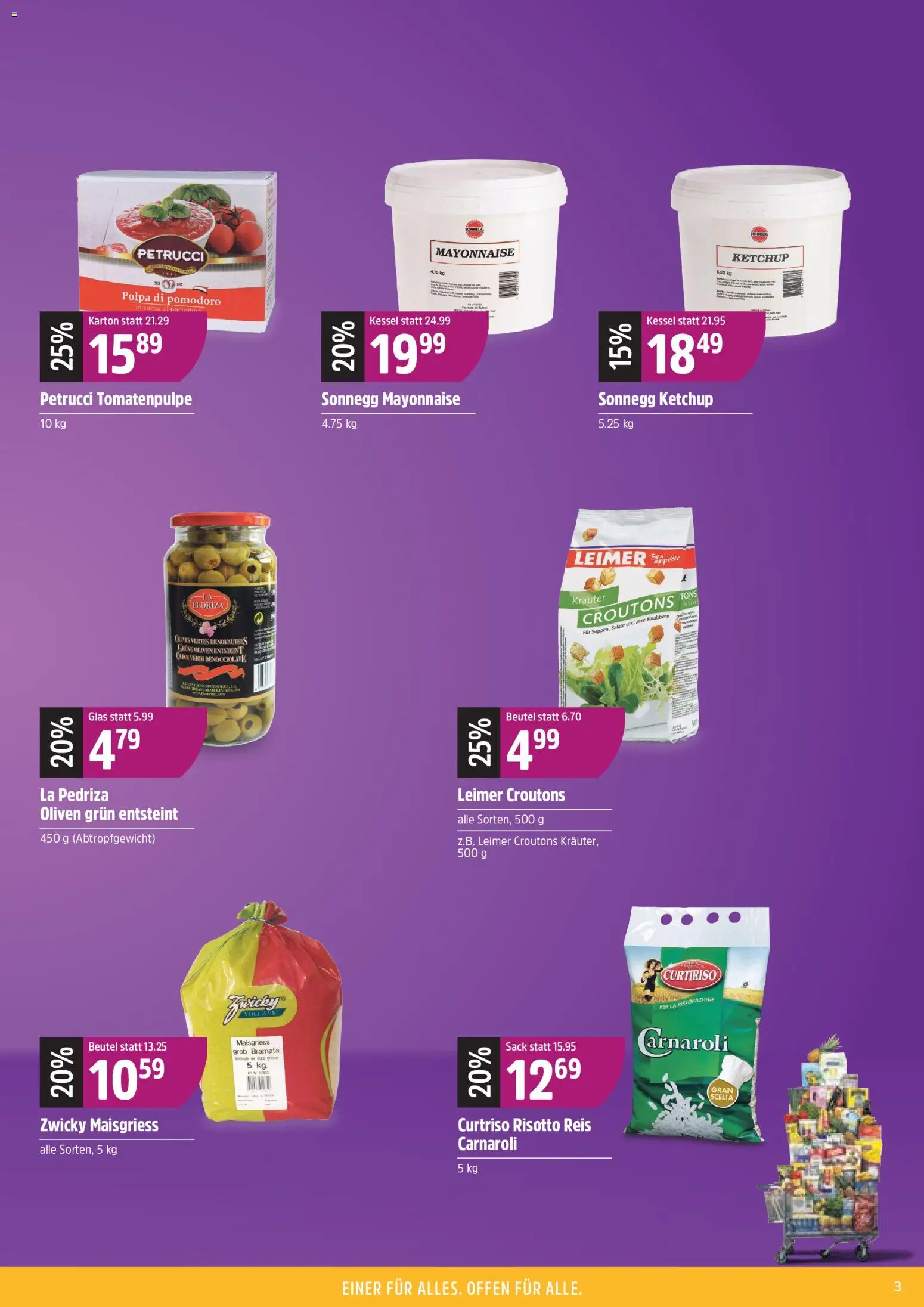 TopCC aktionen Viel Carry Wenig Cash – gültig ab 17.08.2026 | Seite: 3 | Produkte: Glas, Ketchup, Mayonnaise, Kessel
