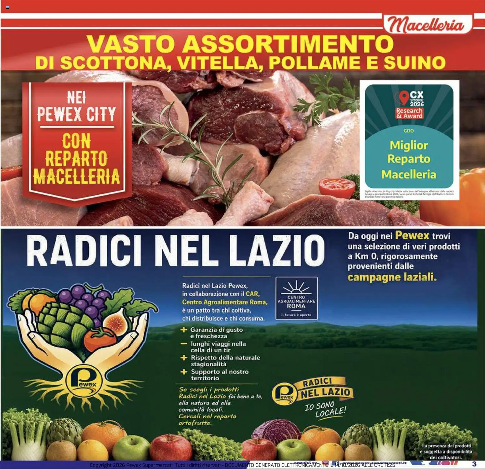 Volantino Pewex del 14/10/2026 | Pagina: 3 | Prodotti: Pollame, Suino