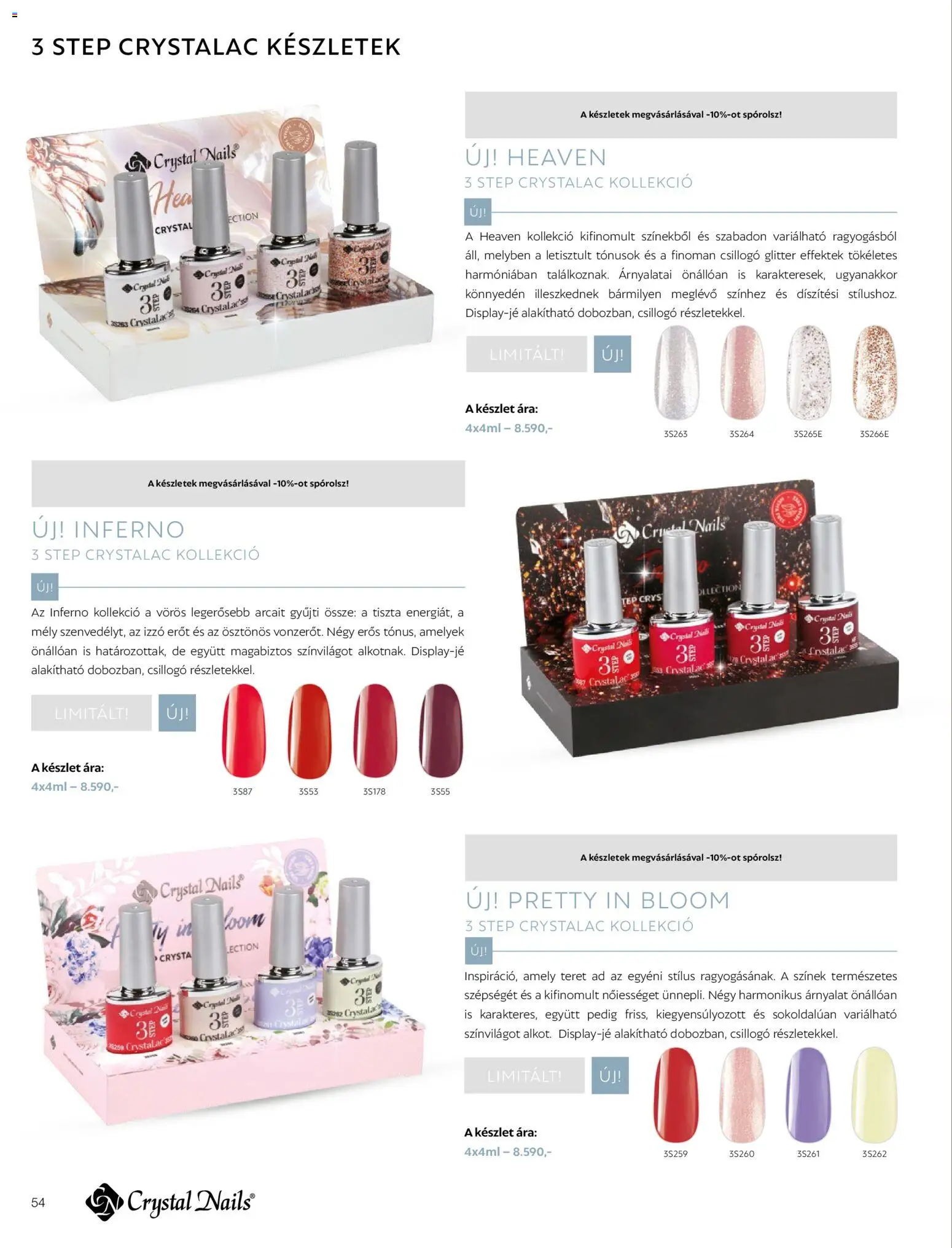 Crystal Nails akciós ujság - amely érvényes a következő dátumtól: 2026.03.09. | Oldal: 54 | Termékek: Izzó