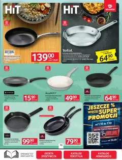 Pogląd oferty "Selgros cash&carry gazetka - Oferta przemysłowa" - ważna od 24.09.2026 | Strona: 15 | Produkty: Patelnie, Patelnia, Tekstylia