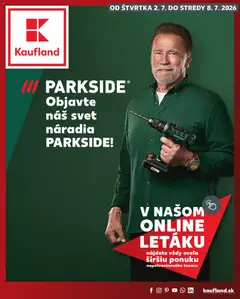 Kaufland SK Nonfood akciós újság - amely érvényes a következő dátumtól: 2026.07.02.