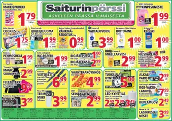 Saiturinpörssi-mainoslehti voimassa 08/10/2026 alkaen