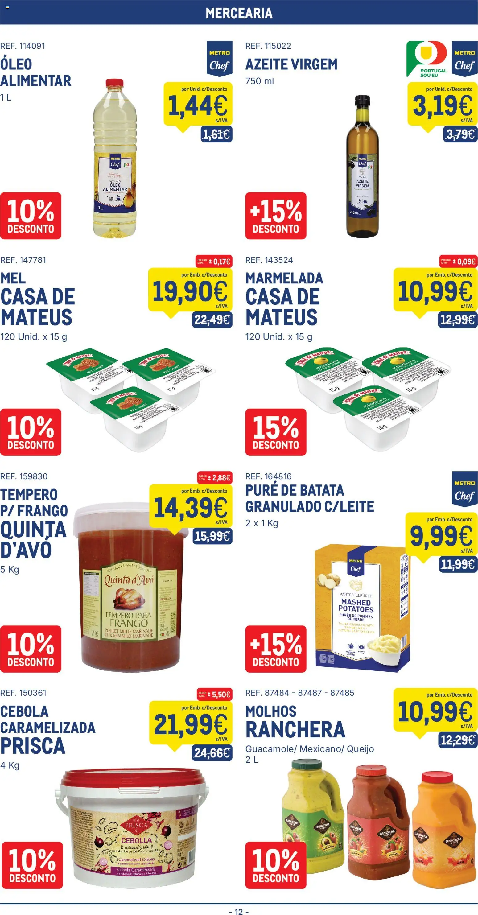 Makro folheto │ válido de 23/06/2026 | Página: 12 | Produtos: Azeite, Frango, Cebola, Vinho