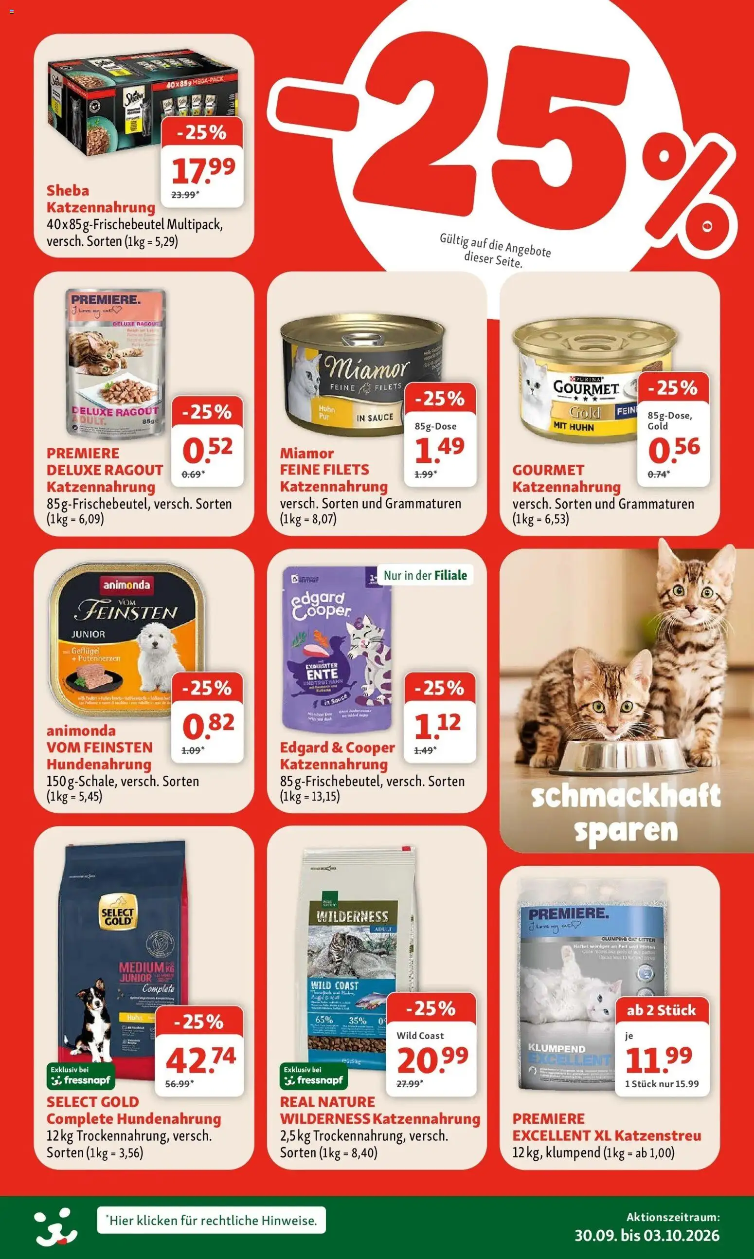 Fressnapf Angebote von 30.09.2026 - Aktuelle Angebote | Seite: 5