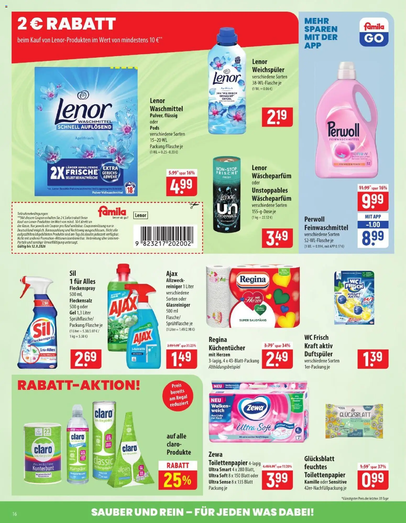Famila Prospekt – gültig ab 07.09.2026 | Seite: 16