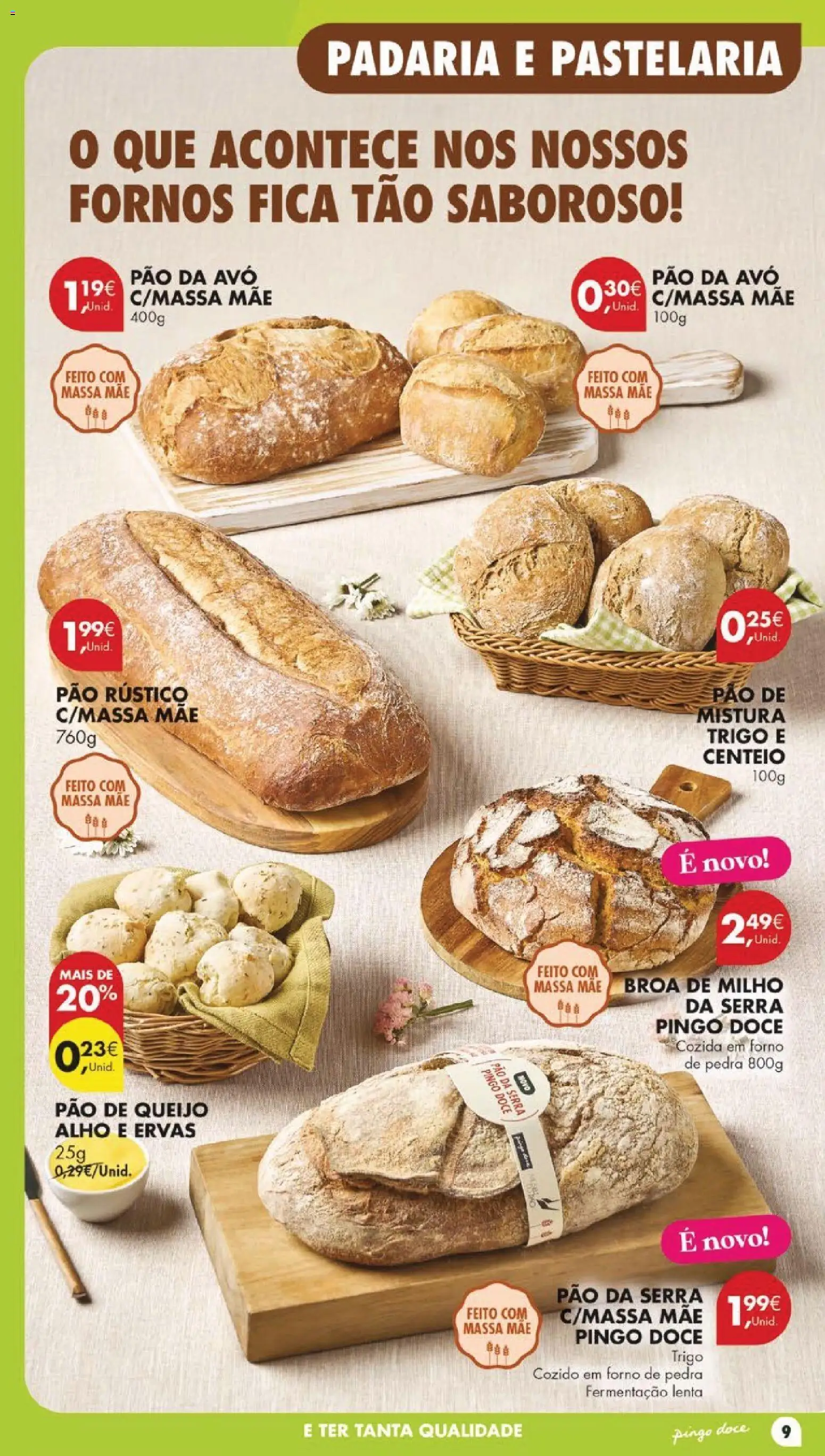 Pingo Doce folheto │ válido de 07/07/2026 | Página: 11 | Produtos: Centeio, Pão, Massa, Milho