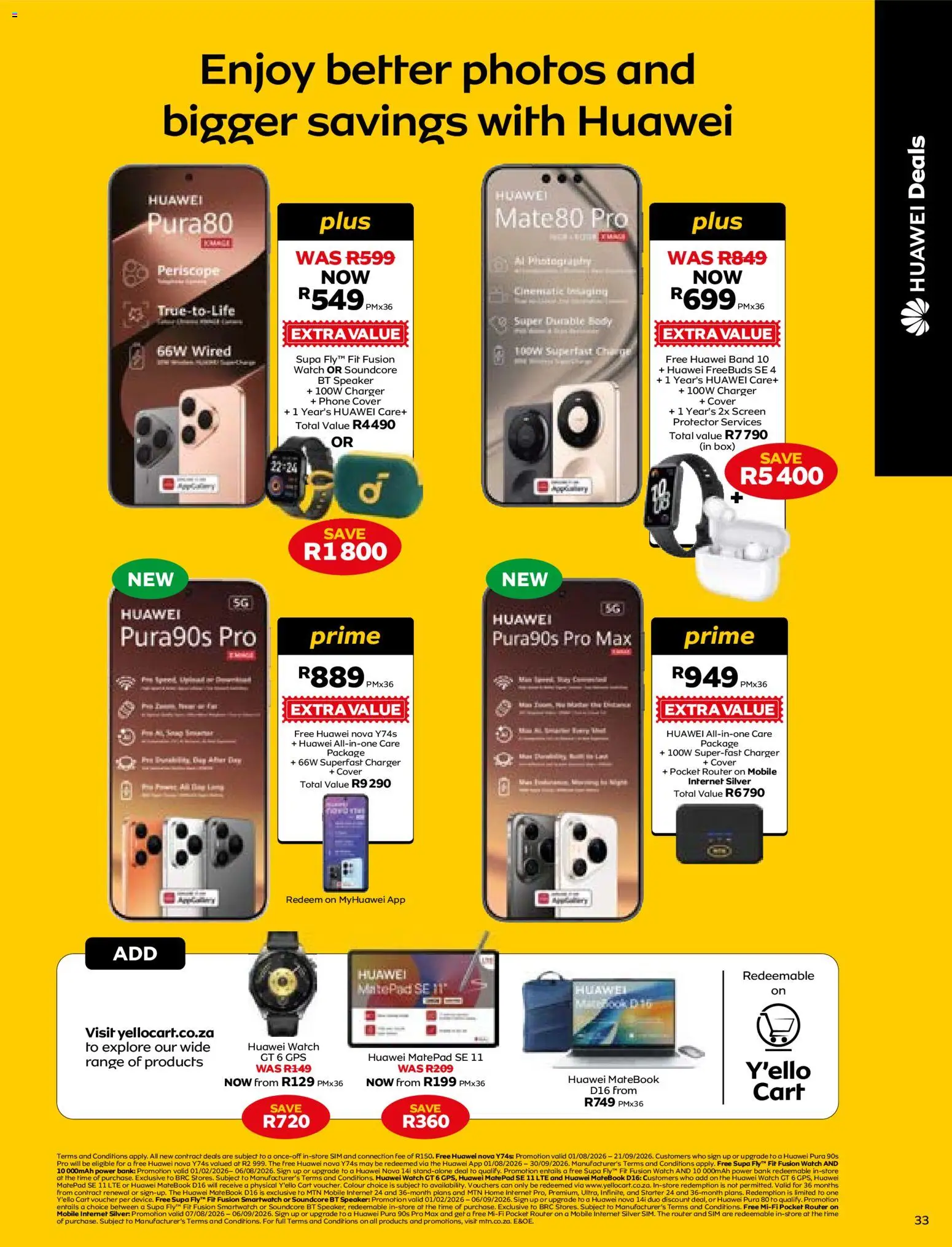 New MTN catalogue – valid from 07/08/2026 | Page: 33 | Products: Sim, Cover, Speaker, Smartwatch