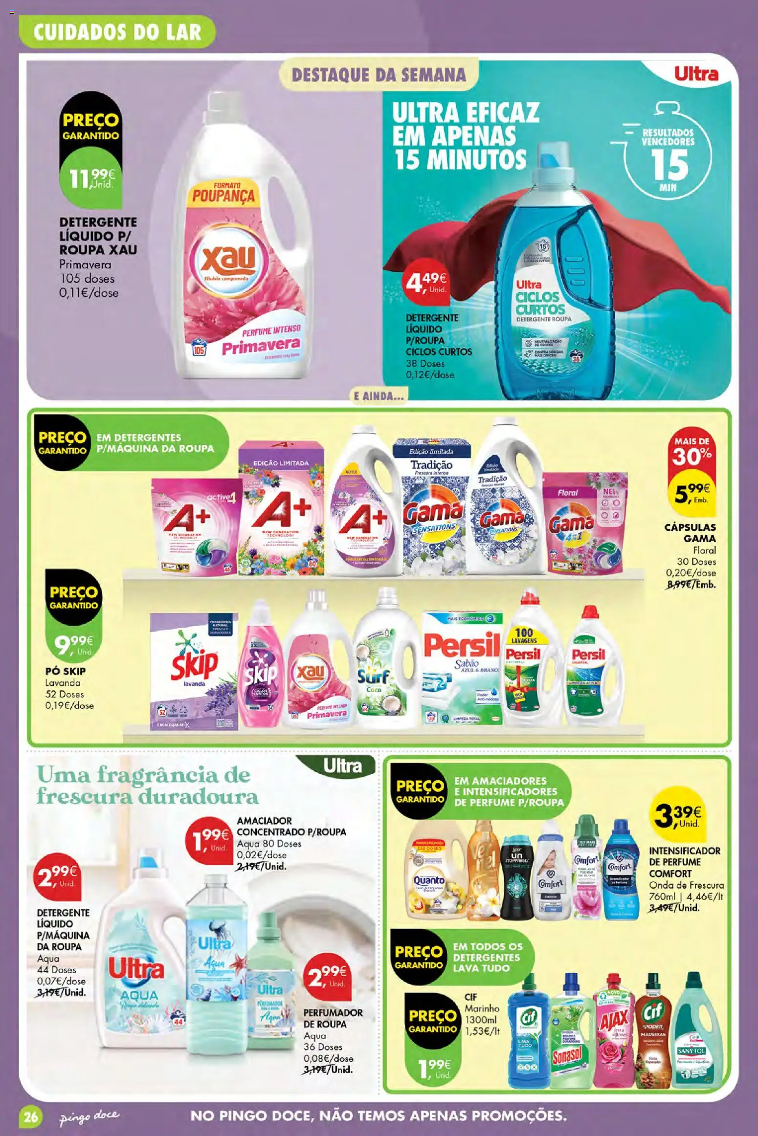 Pingo Doce Poupe Esta Semana Açores │ válido de 10/09/2026 | Página: 26 | Produtos: Agua, Fragrância, Sabão, Madeiras