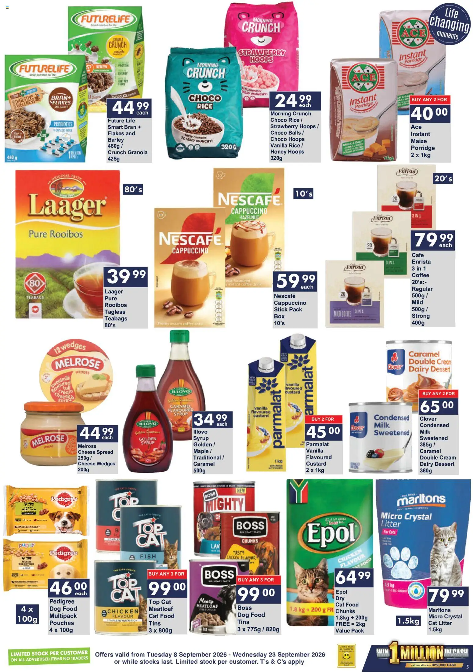 New President Hyper catalogue – valid from 08/09/2026 | Page: 5 | Products: Spread, Protein, Coffee, Caramel