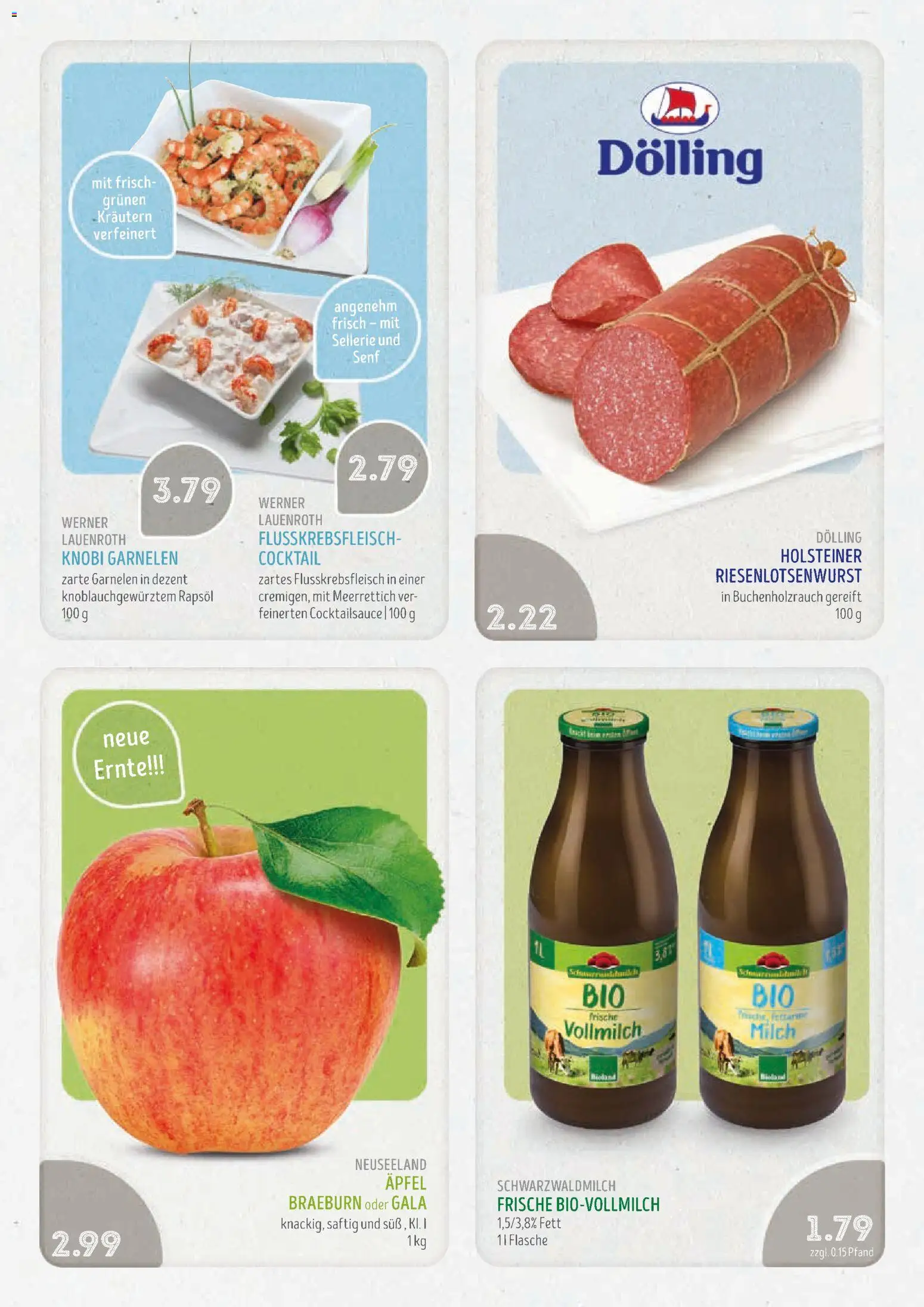 Edeka Struve Prospekt – gültig ab 29.06.2026 | Seite: 15 | Produkte: Milch, Rapsöl, Äpfel, Garnelen