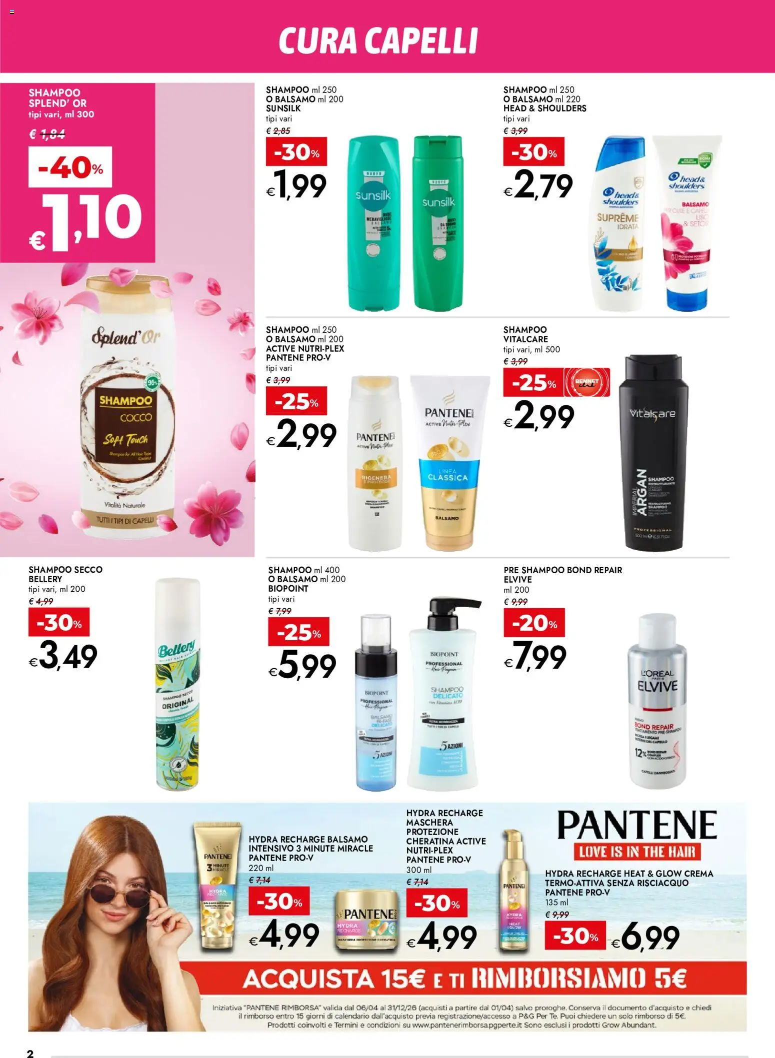 Volantino bennet del 17/09/2026 | Pagina: 2 | Prodotti: Head & Shoulders, Shampoo, Balsamo, Maschera