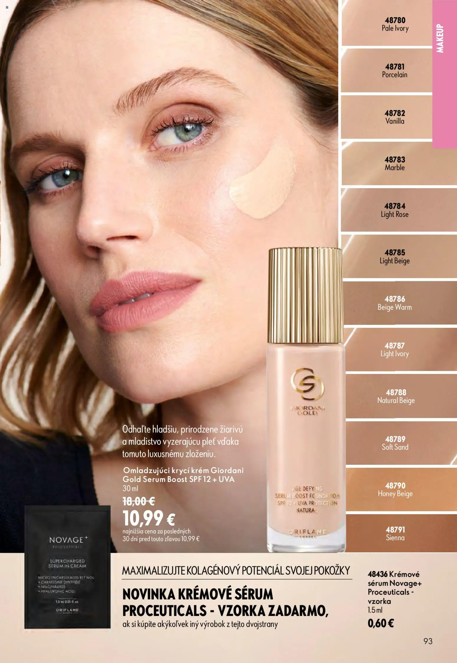 Nové Oriflame akcie – leták je platný od 09.09.2026 | Strana: 93 | Produkty: Krém
