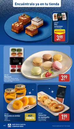 Vista previa SPECIAL® Macarons, Mix de sabores: pistacho, caramelo, praliné, frambuesa, vainilla, chocolate. válido desde el 05/10/2026 | Página: 46 | Productos: Vainilla, Macarons, Peso, Mantequilla