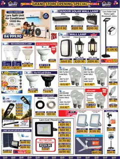 Laduma Hardware specials catalogue – valid from 22/10/2026 | Page: 14 | Products: Pedestal, Fan, Lamp, Light