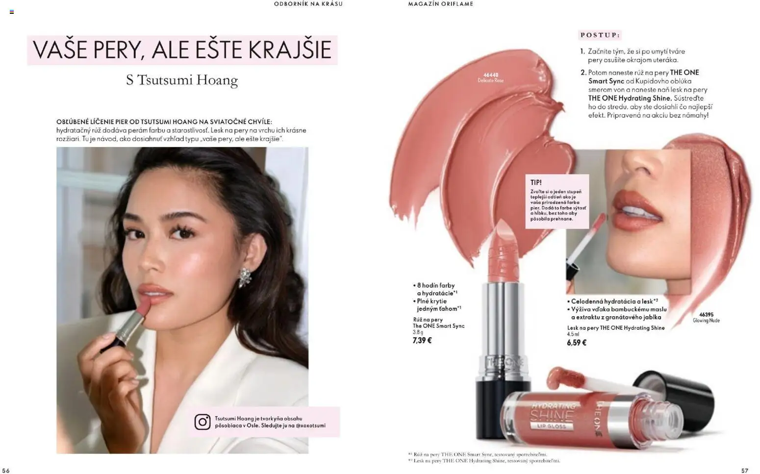 Nové Oriflame akcie – leták je platný od 11.11.2026 | Strana: 29 | Produkty: Jablká, Rúž na pery, Lesk na pery