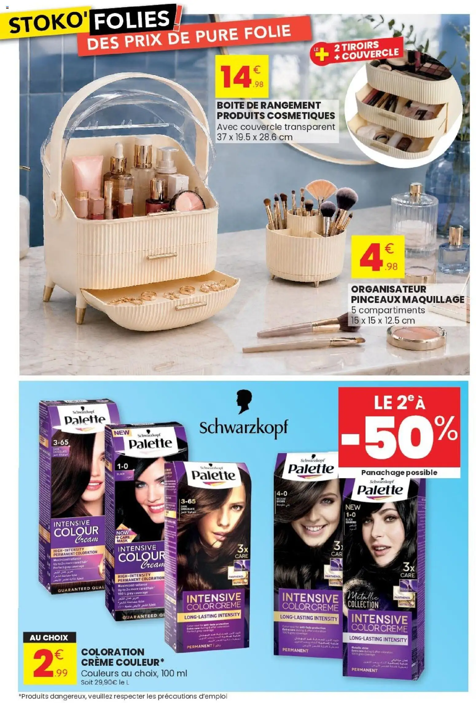 {H1} | Page: 10 | Produits: Coloration, Maquillage, Schwarzkopf, Tiroirs