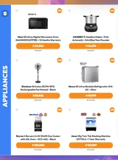 Offer preview "Jumia Catalogue" | Page: 4 | Products: Microwave oven, Washing machine, Microwave, Oven