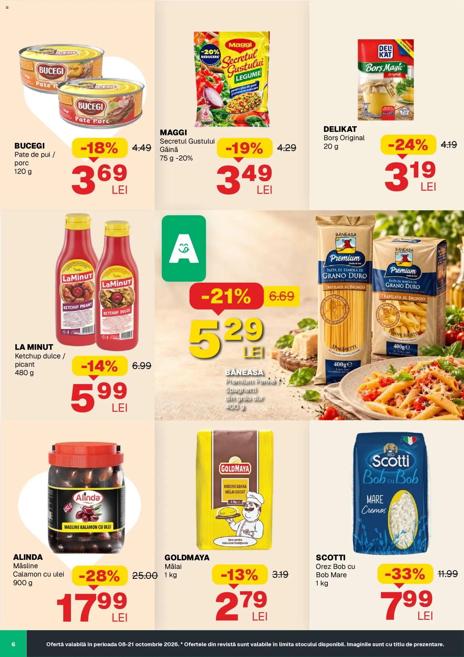Noul catalog Annabella – valabil de la 08.10.2026 | Pagină: 6 | Produse: Pui, Ulei, Orez, Ketchup