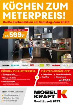 Möbel Kraft Küchen-Inhouse-Messe Berlin ab 26.06.2026 gültig