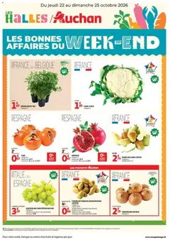 Auchan - Prévisualisation de Auchan - Bons plans du week end valide à partir de 22/10/2026
