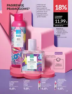 AVON leidinys galioja nuo 01.05.2026 | Puslapis: 159 | Prekių: Balzamas, Šampūnas, Dušo želė, Vata