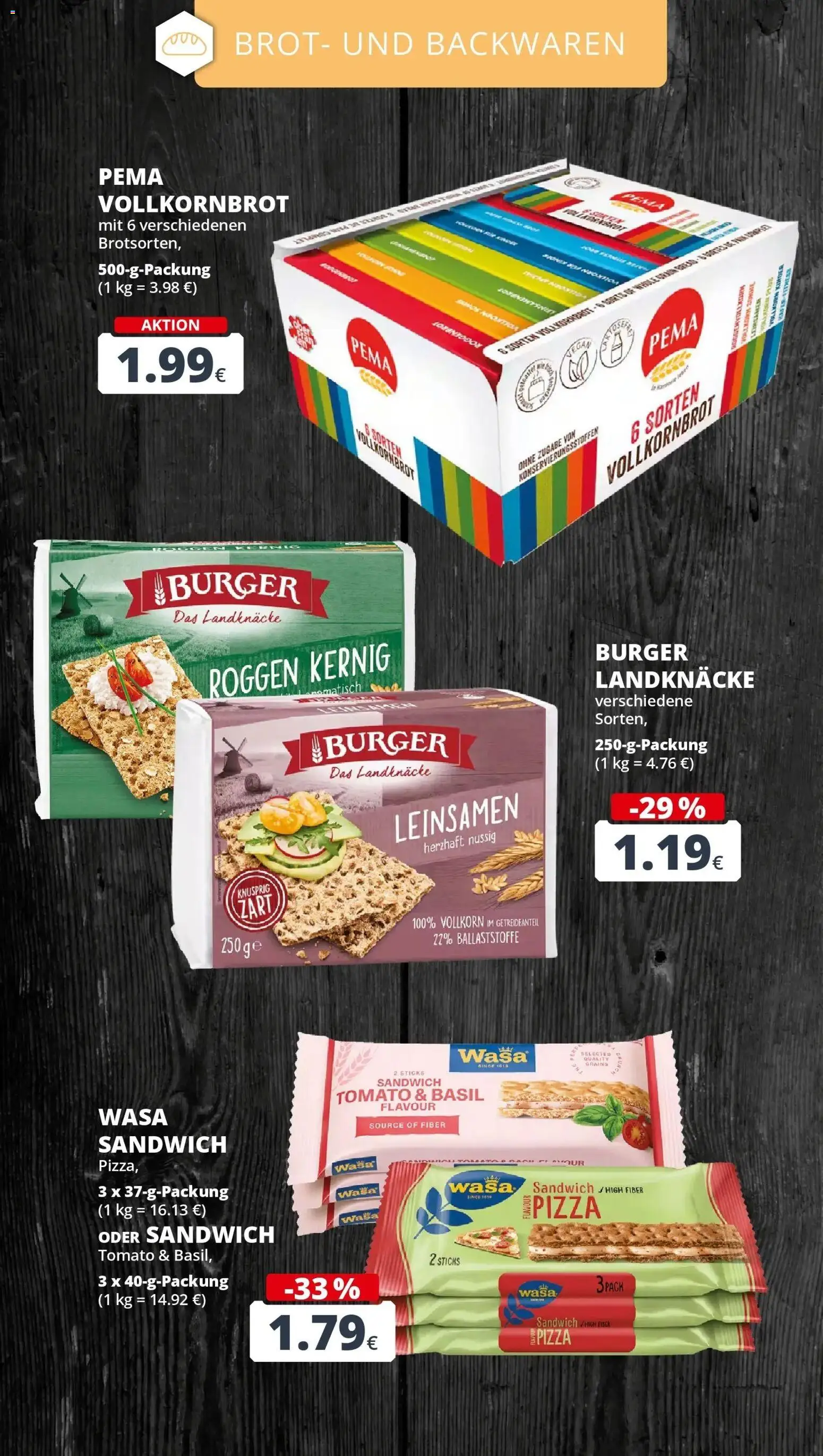 REWE Prospekt ab 07.09.2026 zum Blättern » Angebote | Seite: 10 | Produkte: Vollkornbrot, Burger, Brot, Pizza
