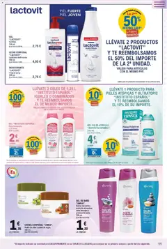 Vista previa E.Leclerc Resalta tu belleza válido desde el 20.05.2026 | Página: 11 | Productos: Leche corporal, Desodorante, Gel de baño, Té