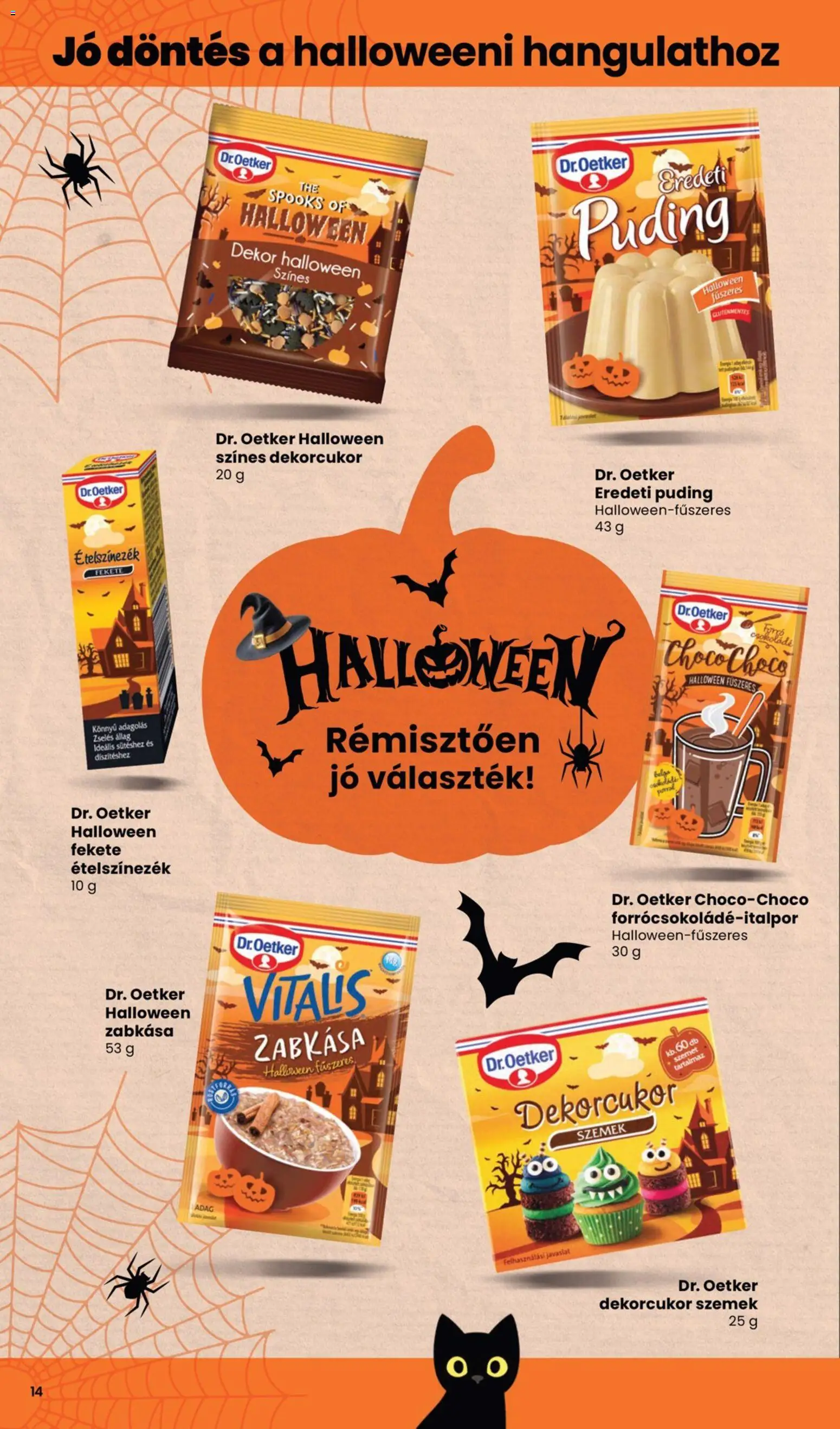 Interspar akciós ujság - amely érvényes a következő dátumtól: 2026.10.01. | Oldal: 14 | Termékek: Puding, Dr. Oetker, Zabkása, Gluténmentes
