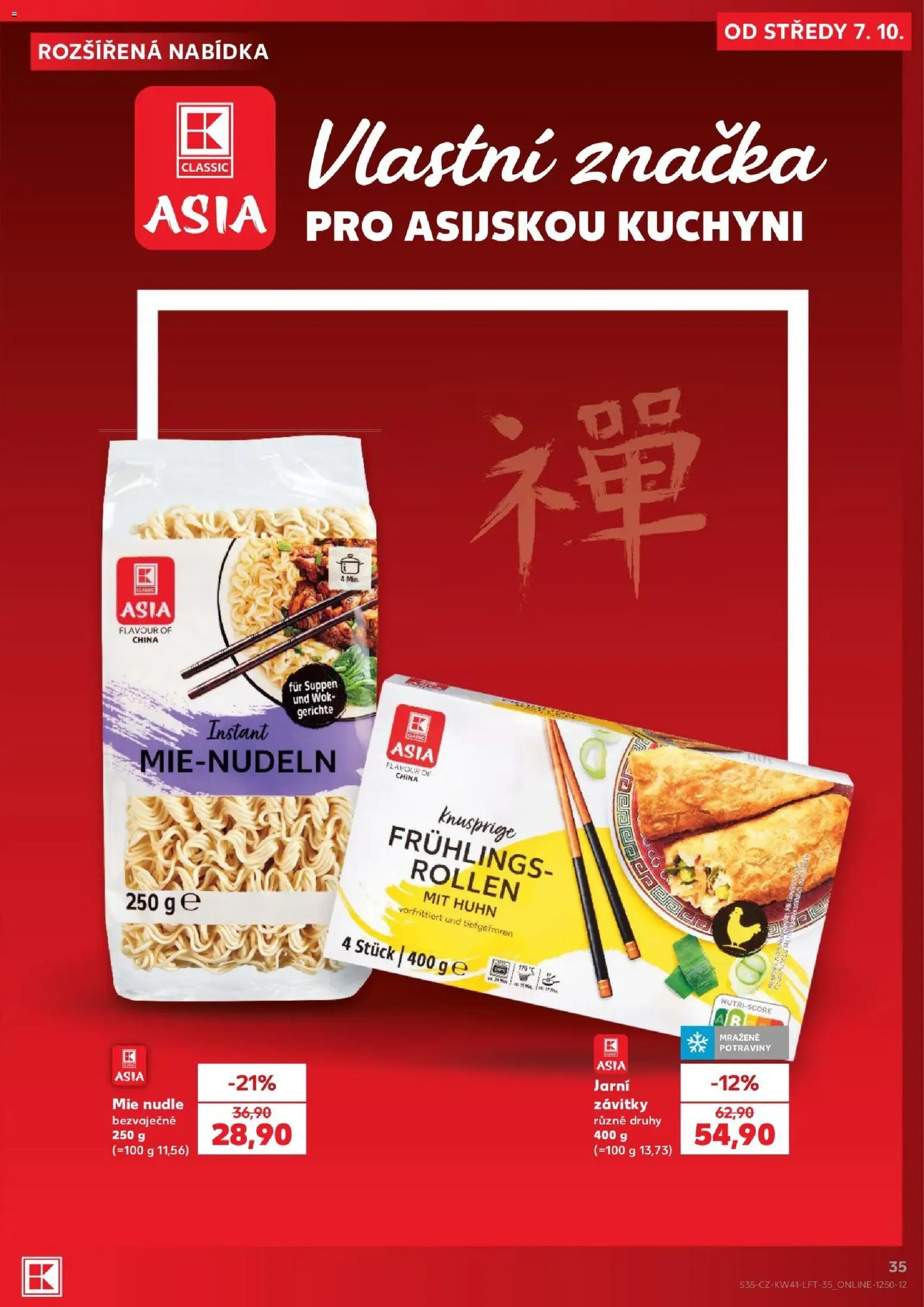 Kaufland leták - Liberec od 07.10.2026 | Strana: 35 | Produkty: Potraviny, Nudle