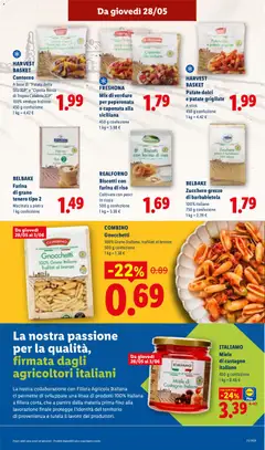 Anteprima del volantino REALFORNO Biscotti con farina di riso, Coltivato con pesci in risaia, 500 g confezione valido a partire dal 28.05.2026 | Pagina: 17
