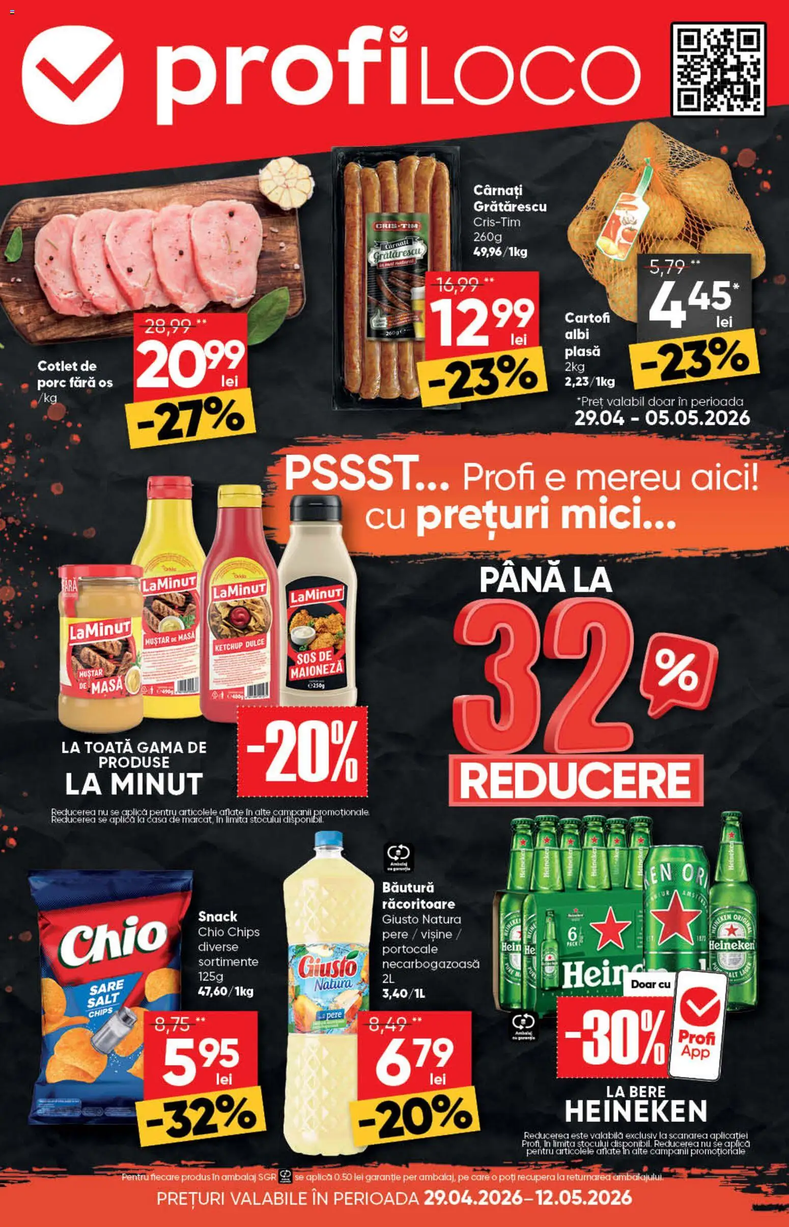 Noul catalog Profi – valabil de la 29.04.2026 | Pagină: 1 | Produse: Lait de coco, Cartofi, Sos, Sare