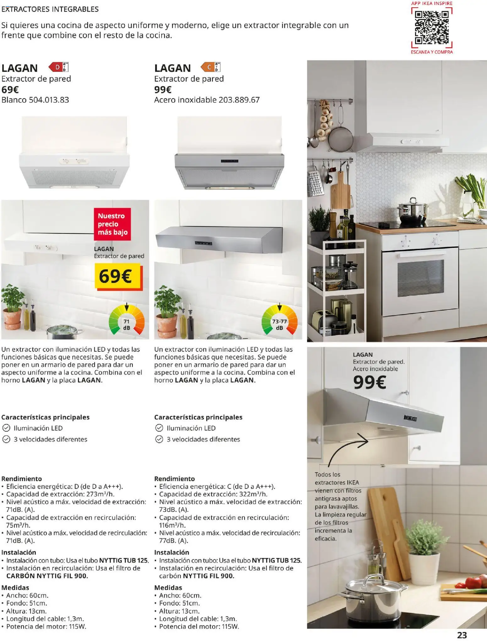 IKEA - Electrodomésticos │ válido desde el 01/09/2026 | Página: 23 | Productos: Cable, Horno, Cocina, Armario