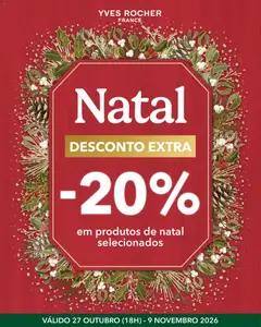 Pré-visualização Yves Rocher Natal desconto extra válido de 27/10/2026