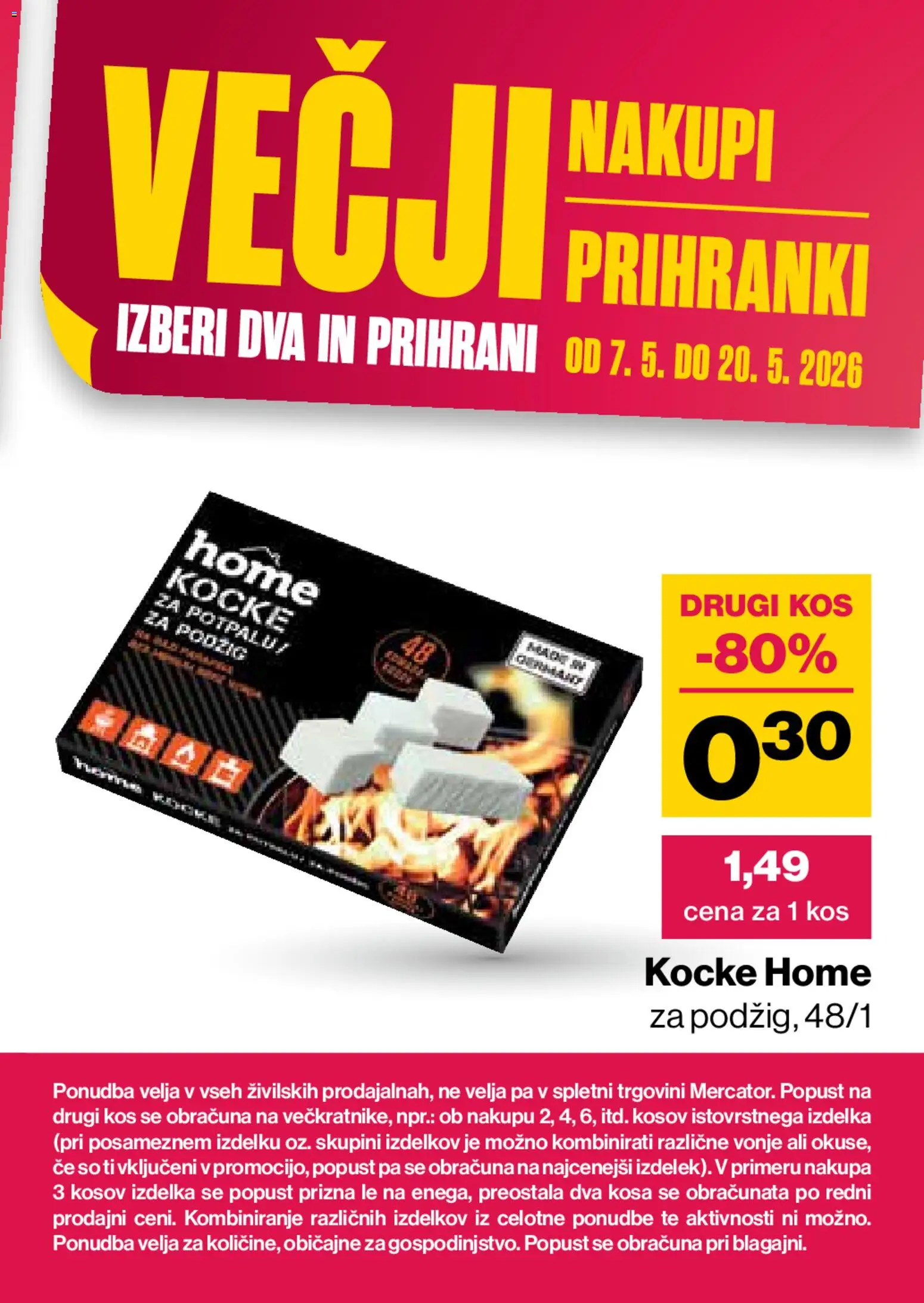 Novi Mercator katalog ponudbe – veljaven od 07.05.2026 | Stran: 61 | Izdelki: Kos