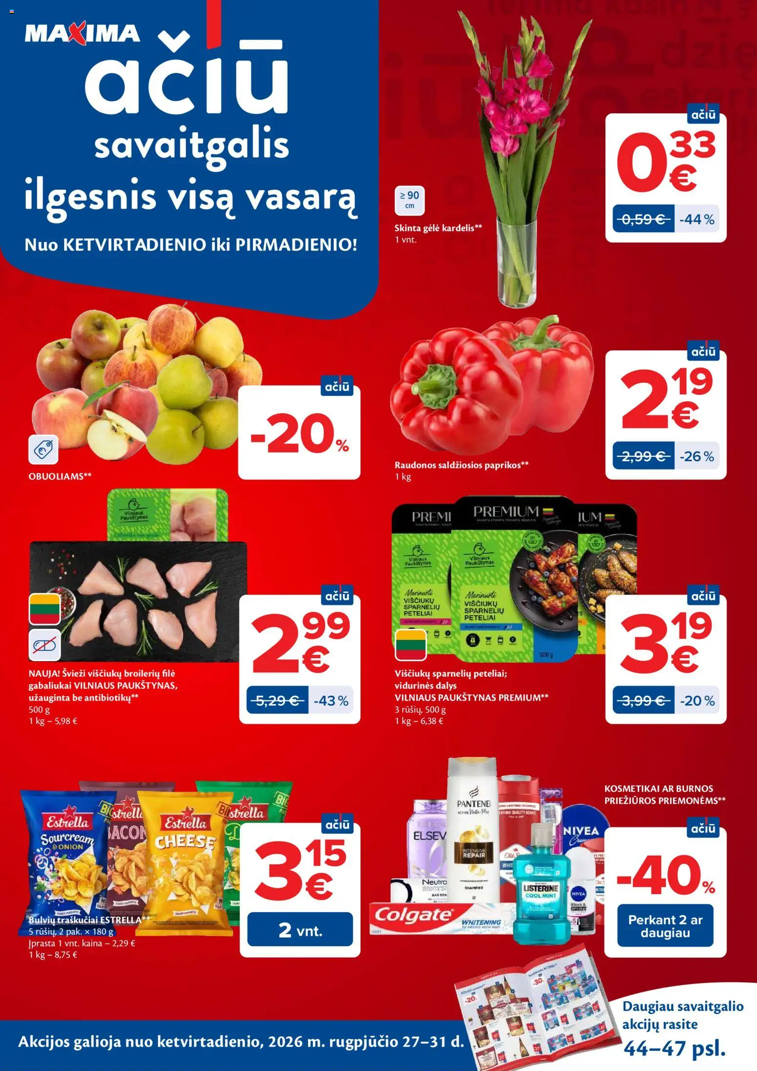 MAXIMA akcijos nuo 2026.08.25 | Puslapis: 48