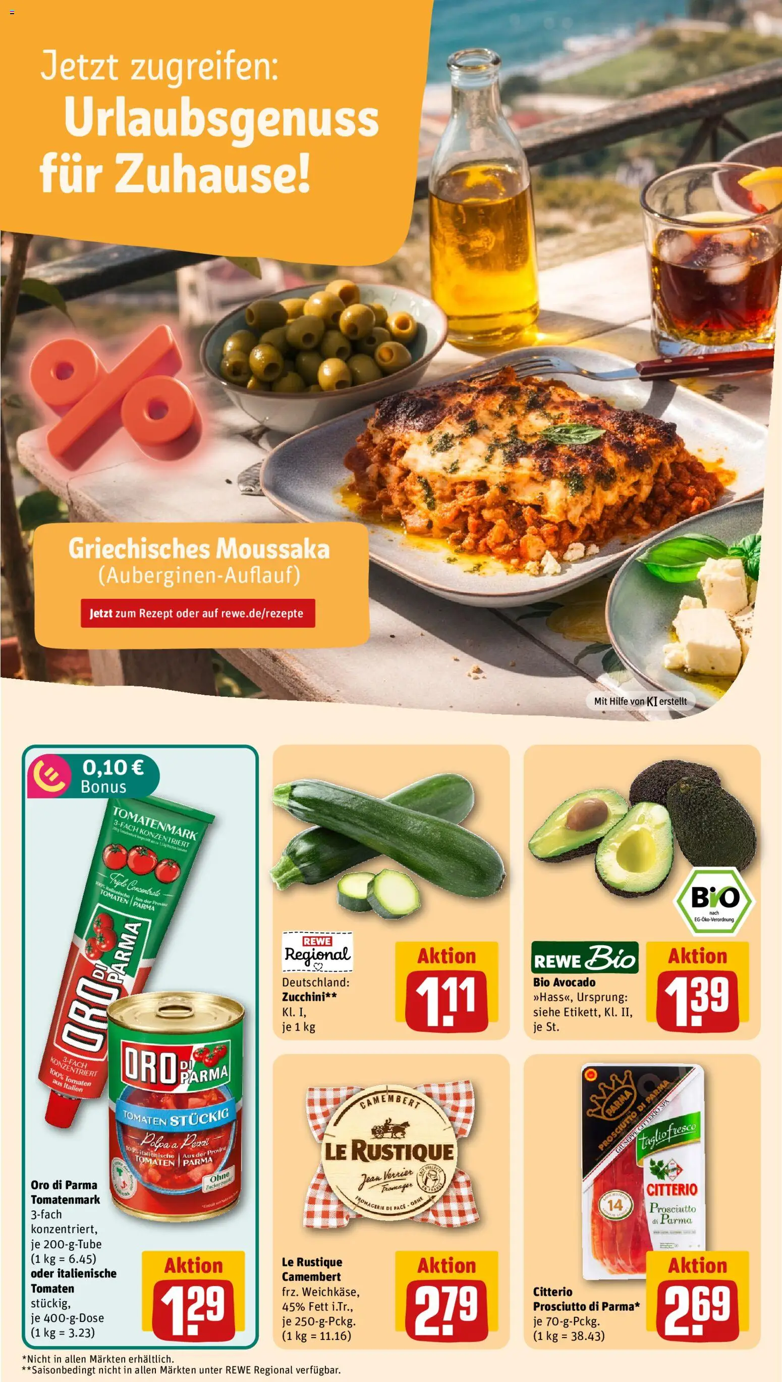 {H1} | Pagina: 4 | Producten: Avocado, Moussaka, Prosciutto, Camembert