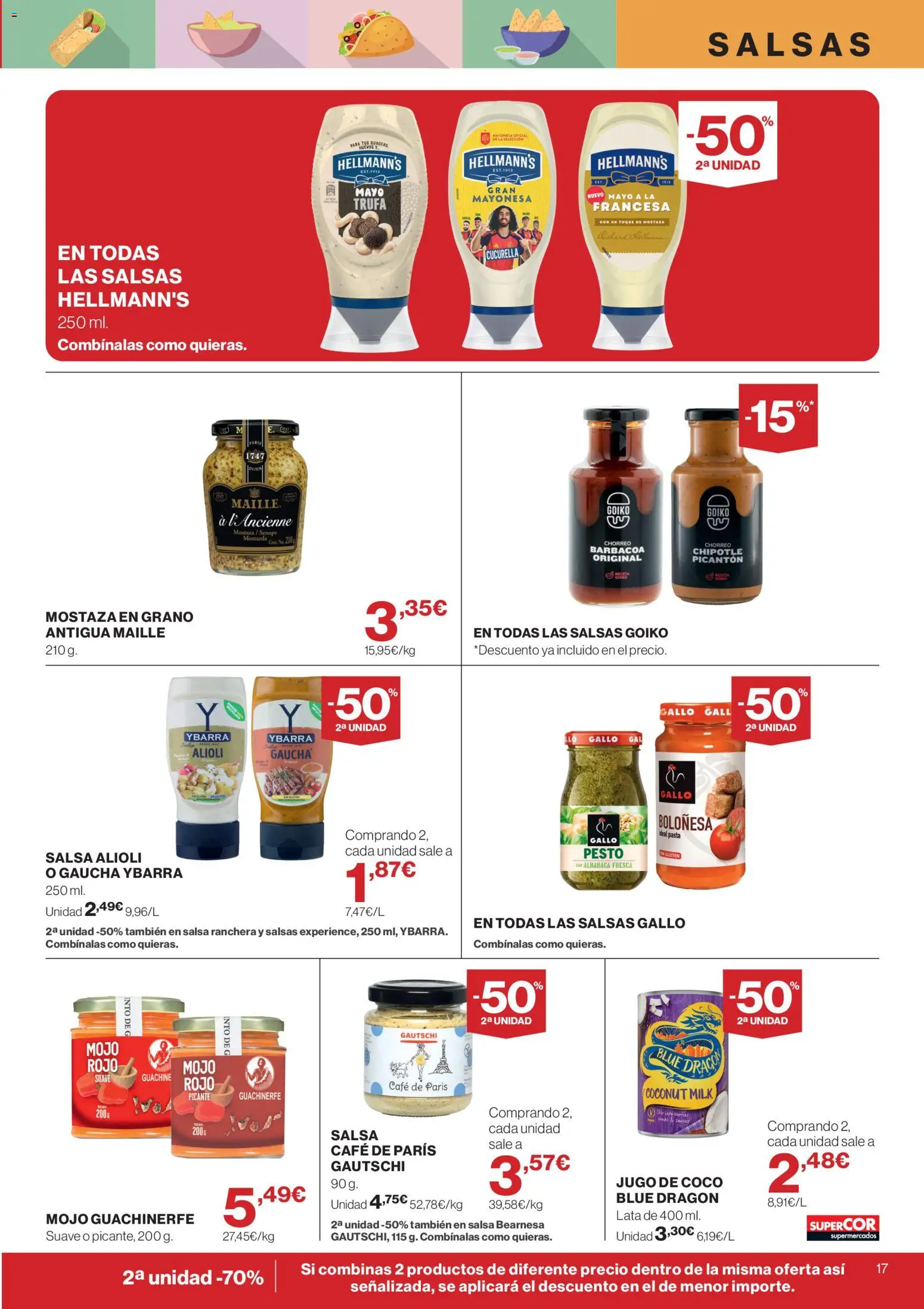 Supercor folleto │ válido desde el 21.05.2026 | Página: 17 | Productos: Café, Jugo, Pasta, Barbacoa