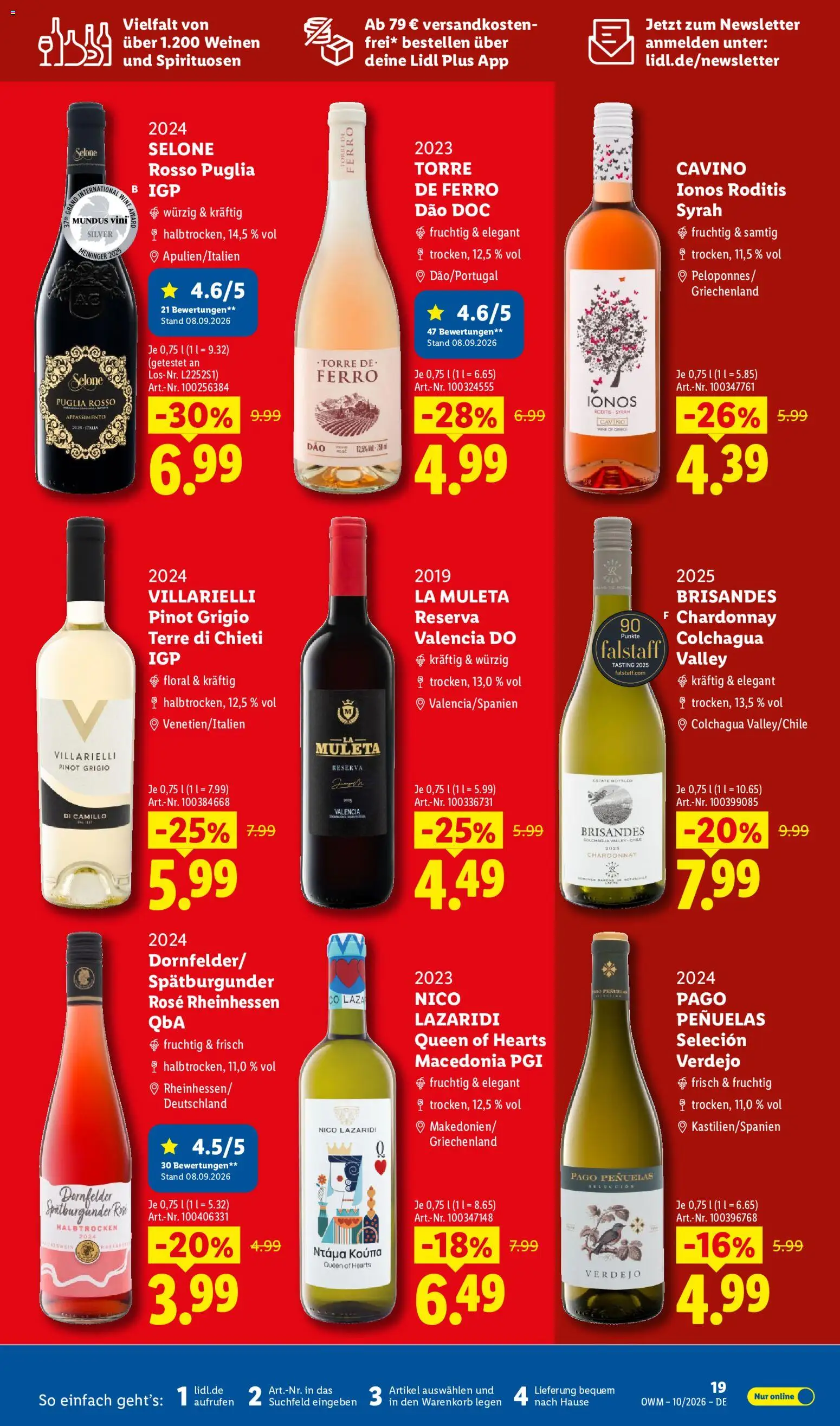 Lidl Wein & Spirituosen – gültig ab 01.10.2026 | Seite: 19