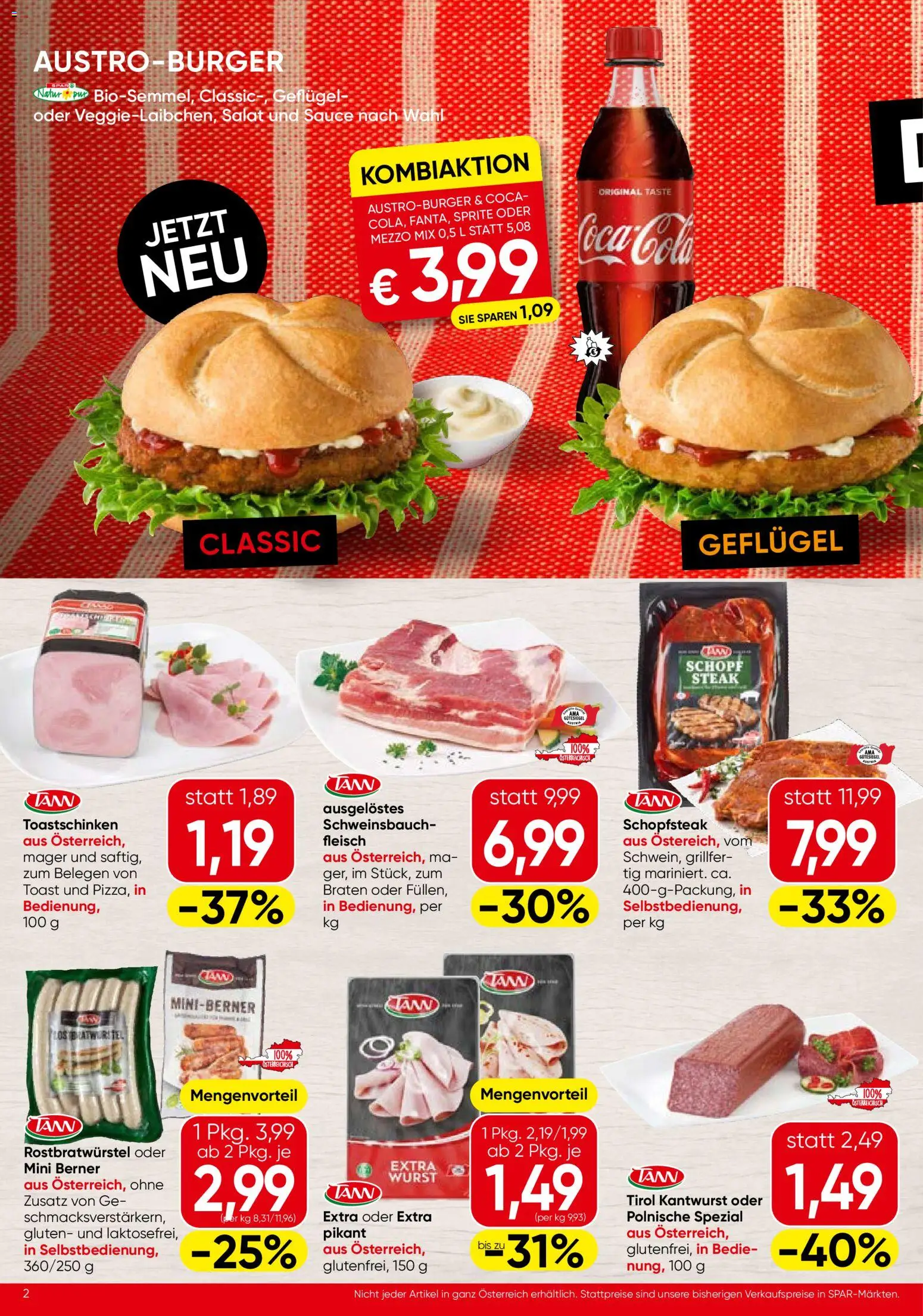 Spar Flugblatt - Steiermark gültig ab 16.04.2026 | Seite: 2 | Produkte: Salat