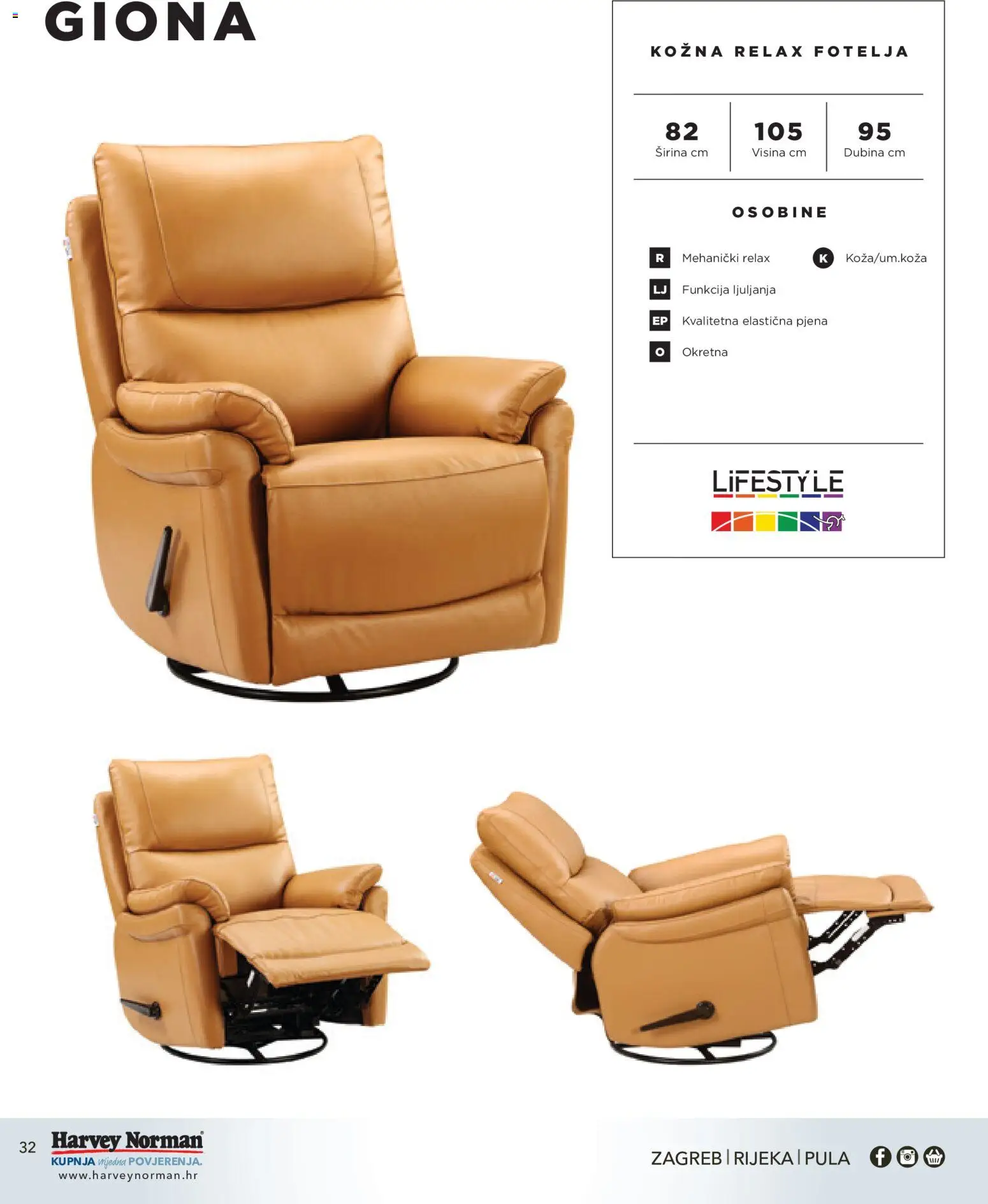 Harvey Norman katalog | vrijedi od 01.09.2026 | Stranica: 32 | Proizvodi: Fotelja, Pjena