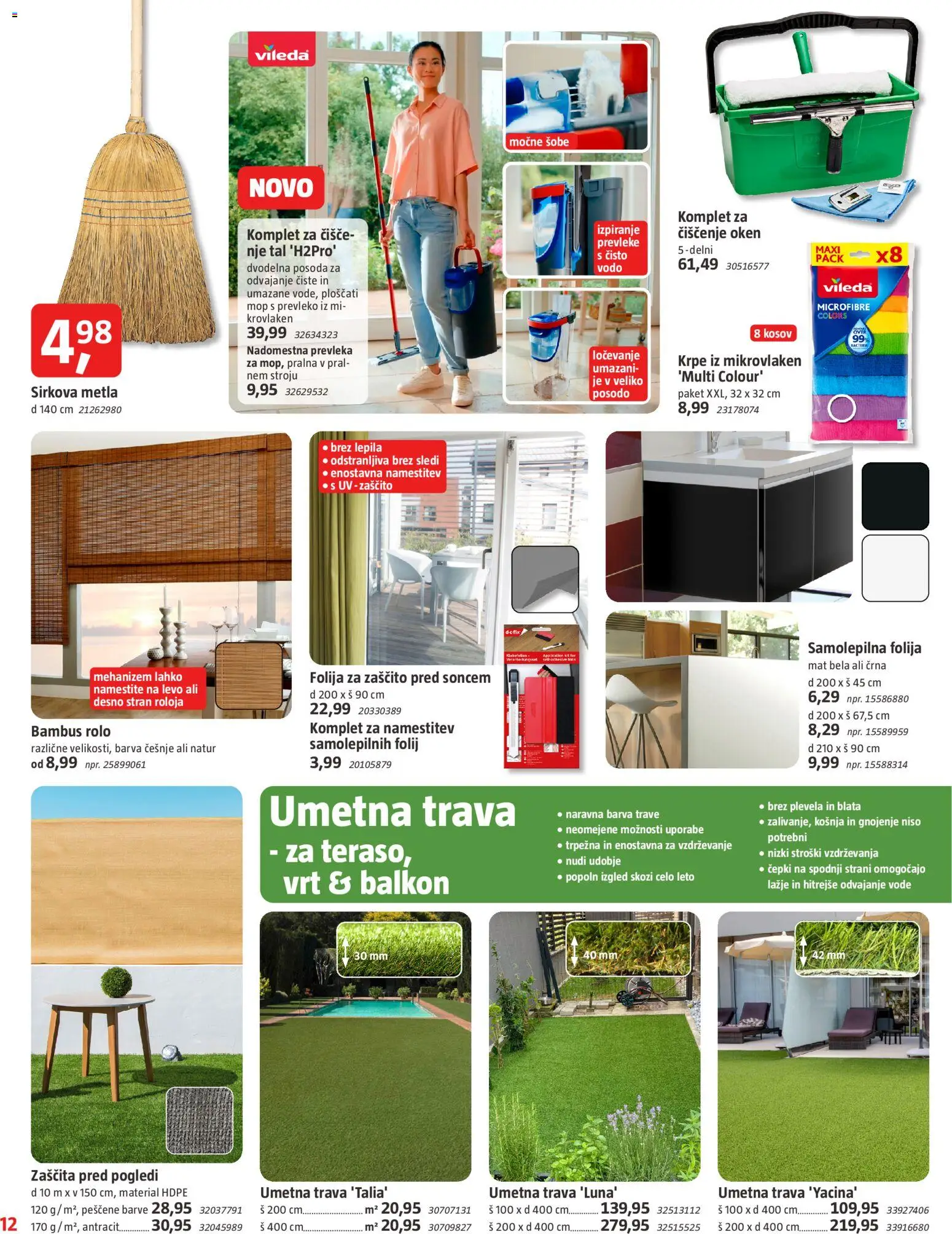 Novi Bauhaus katalog ponudbe – veljaven od 01.07.2026 | Stran: 12