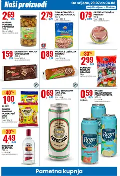 TUNA KOMADIĆI U MASLINOVOM ULJU, TUNA KOMADIĆI U MASLINOVOM ULJU 300 g - Pregled kataloga iz trgovine Eurospin, vrijedi od 29.07.2026 | Stranica: 12