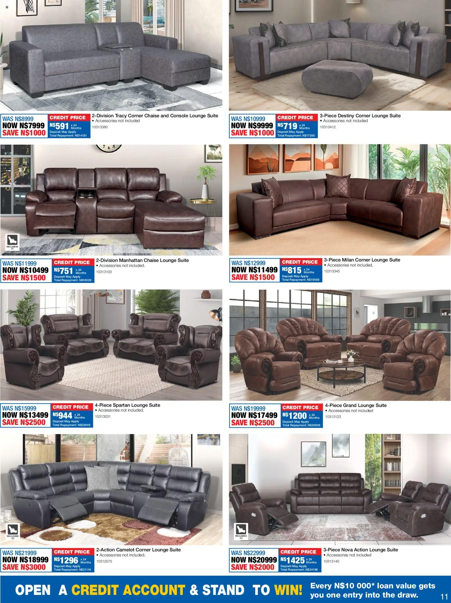New OK Furniture catalogue – valid from 15.06.2026 | Page: 11 | Products: Lounge suite, Chaise