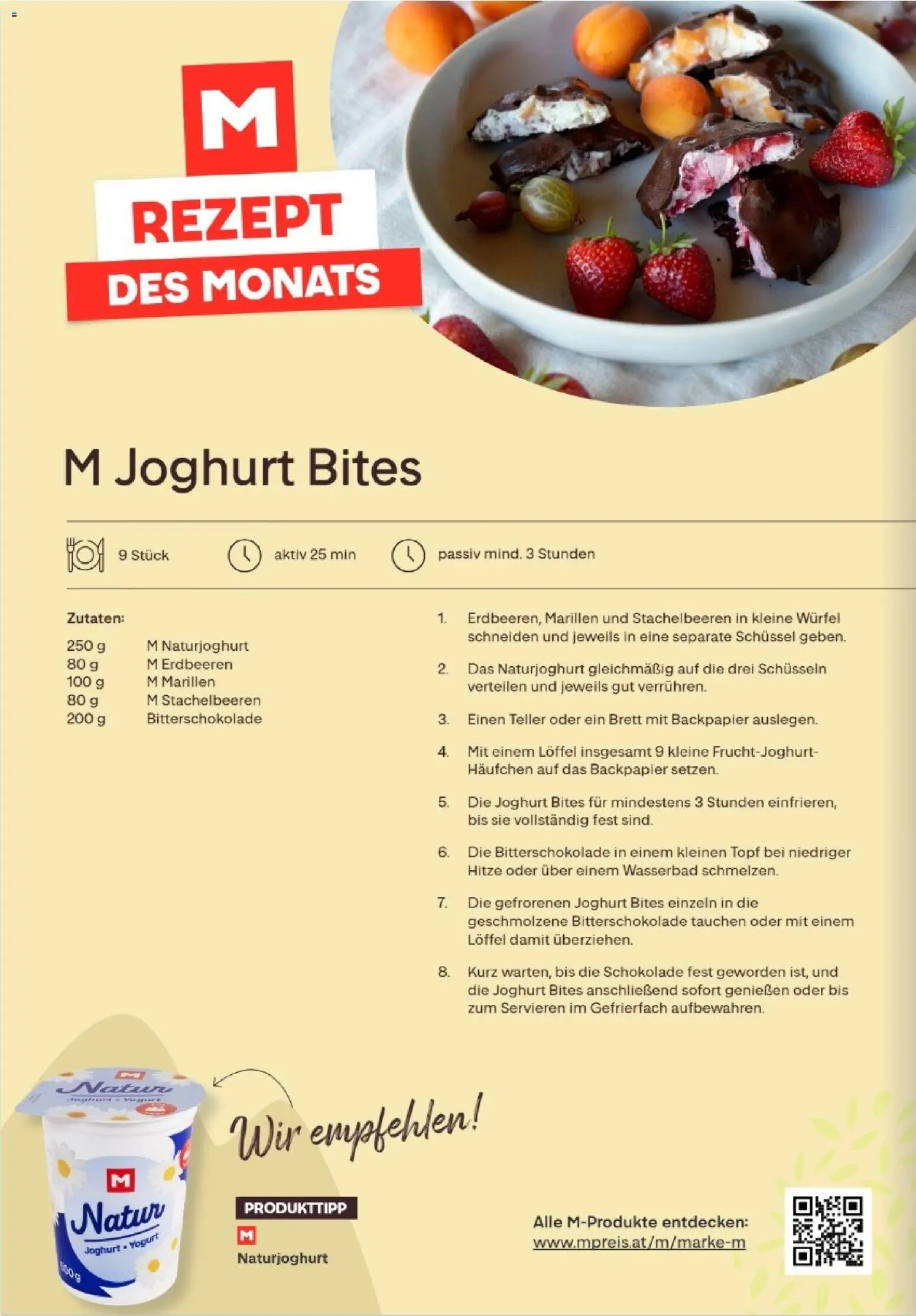 MPREIS Lenzing gültig ab 30.07.2026 | Seite: 16 | Produkte: Erdbeeren, Joghurt, Schokolade